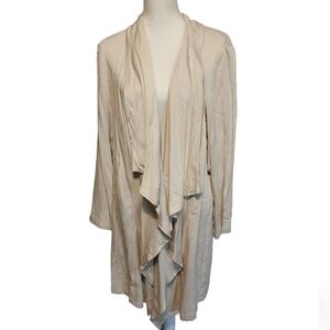 Roz & ali beige open cardigan‎